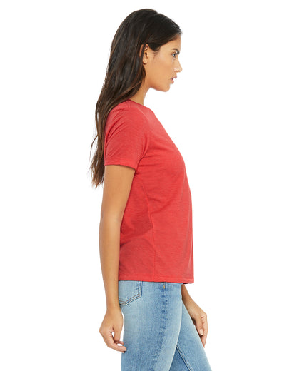 Women's Triblend Relaxed Jersey Short-Sleeve T-Shirt - Red Triblend