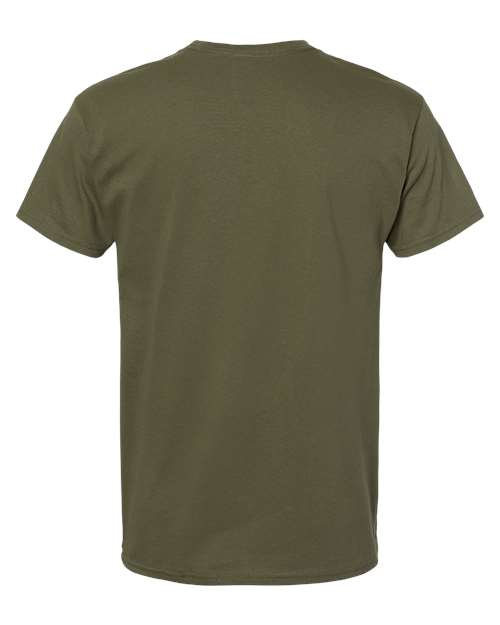Hanes 5280 Fatigue Green — back
