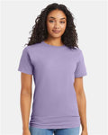 Hanes 5280 Lavender — on model front