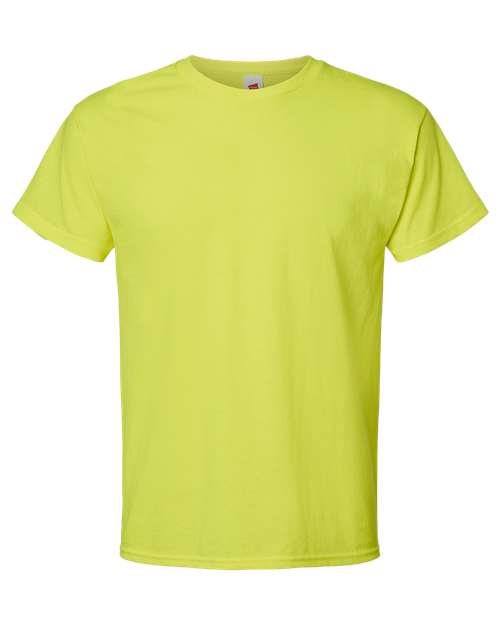 Hanes 5280 Safety Green — front