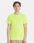 Hanes 5280 Safety Green — on model front