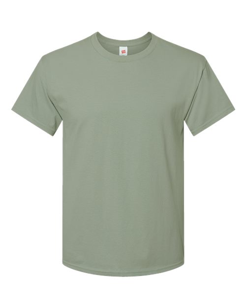 Hanes 5280 Stonewashed Green — front
