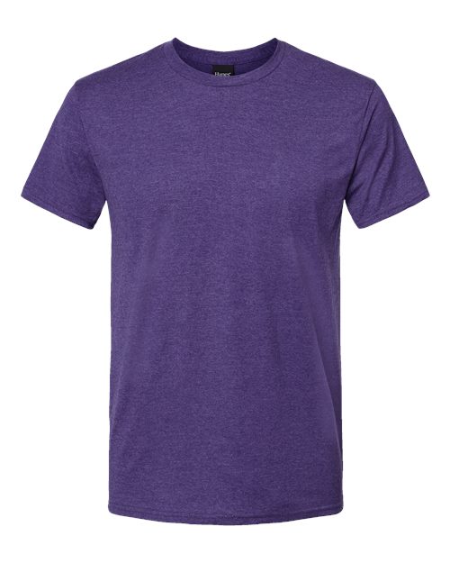 Hanes 4980 Grape Smash Heather — front