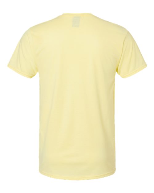 Hanes 4980 Lemon Meringue Heather — back