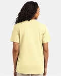 Hanes 4980 Lemon Meringue Heather — on model back