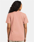 Hanes 4980 Marbled Cantaloupe — on model back