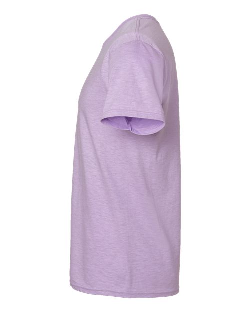 Hanes 4980 Marbled Pale Violet — direct side