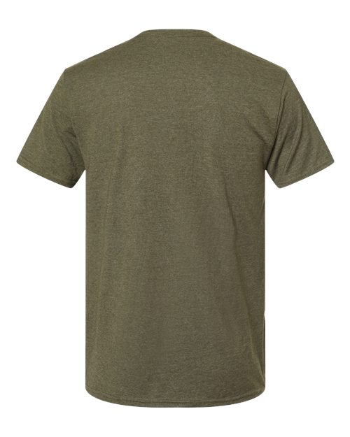 Hanes 4980 Military Green Heather — back