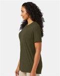 Hanes 4980 Military Green Heather — on model side