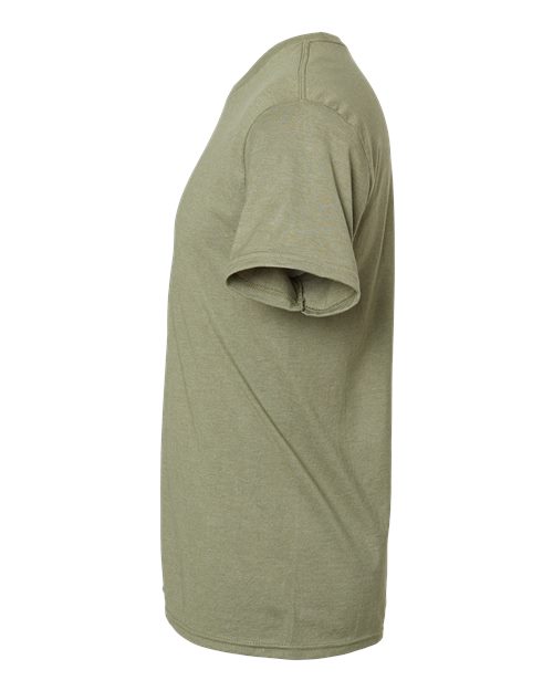 Hanes 4980 Oregano Heather — direct side