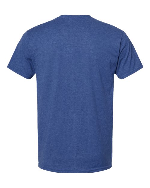 Hanes 4980 Regal Navy Heather — back