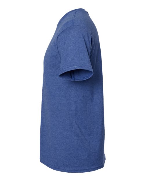 Hanes 4980 Regal Navy Heather — direct side