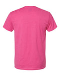 Hanes 4980 Wow Pink Heather — back