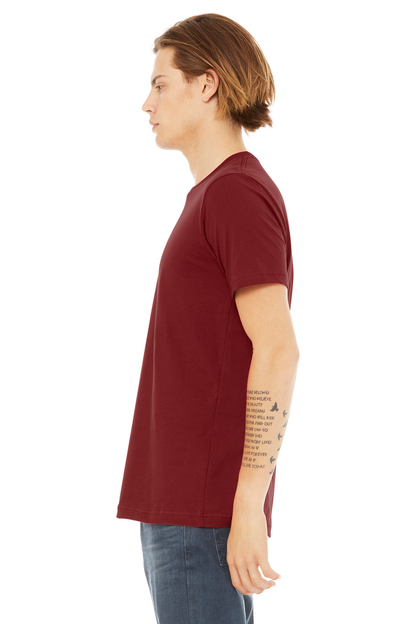 Unisex Jersey T-Shirt - Cardinal
