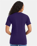 Hanes 5180 Grape Smash — on model back