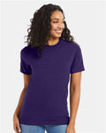 Hanes 5180 Grape Smash Heather — on model front