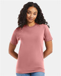 Hanes 5180 Mauve — on model front