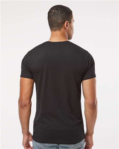 LAT 6901 Blended Black — on model back