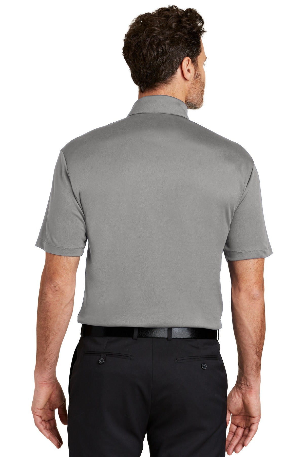 Unisex Silk Touch Performance Polo - Gusty Gray