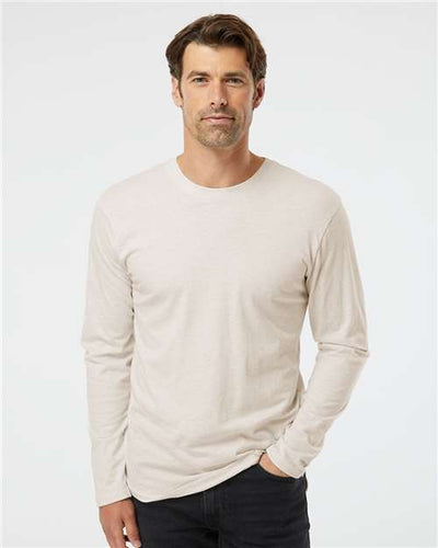 LAT 6918 Natural Heather — on model front