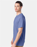 ComfortWash by Hanes GDH100 Frontier Blue — on model side