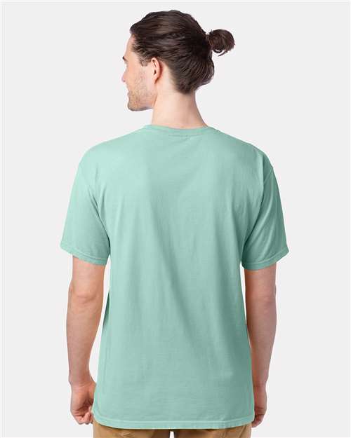 ComfortWash by Hanes GDH100 Honeydew — on model back
