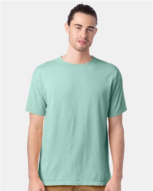 ComfortWash by Hanes GDH100 Honeydew — on model front
