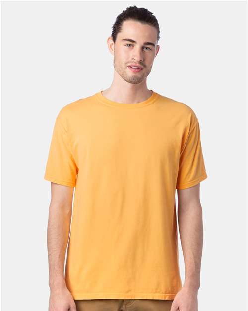 ComfortWash by Hanes GDH100 Butterscotch — on model front