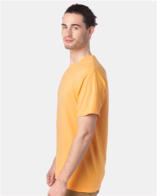 ComfortWash by Hanes GDH100 Butterscotch — on model side