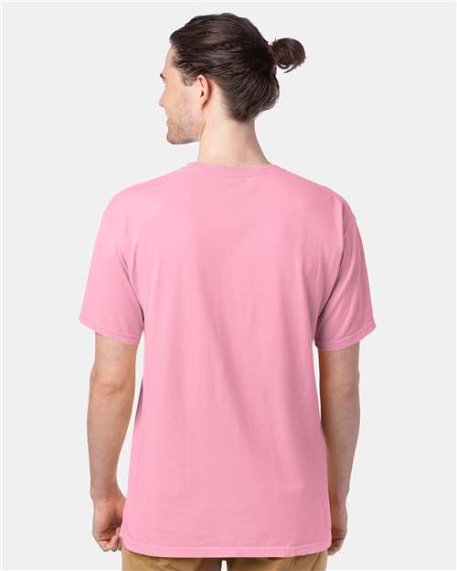ComfortWash by Hanes GDH100 Cotton Candy — on model back