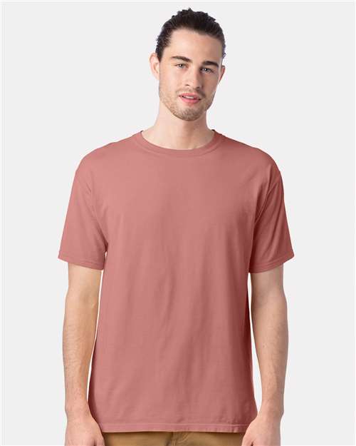 ComfortWash by Hanes GDH100 Mauve — on model front
