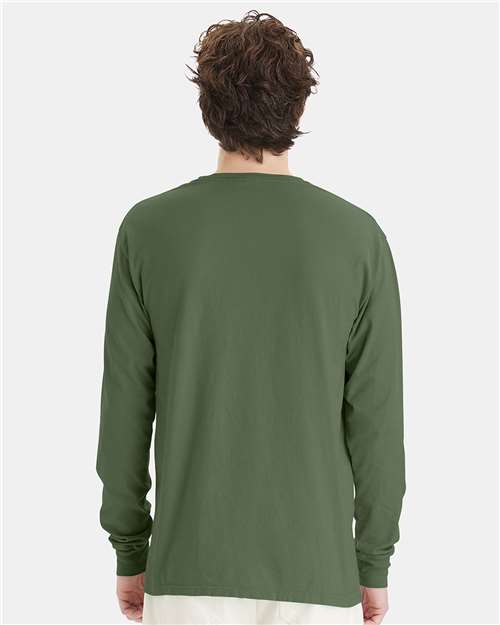 ComfortWash by Hanes GDH200 Moss — on model back