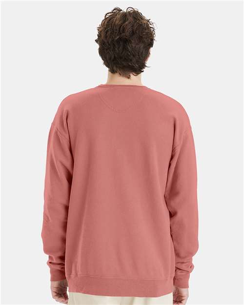 ComfortWash by Hanes GDH400 Mauve — on model back