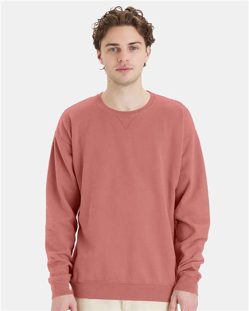 ComfortWash by Hanes GDH400 Mauve — on model front