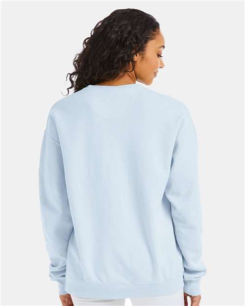 ComfortWash by Hanes GDH400 Soothing Blue — on model back