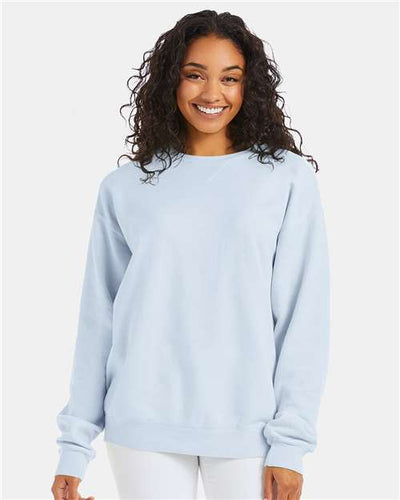 ComfortWash by Hanes GDH400 Soothing Blue — on model front
