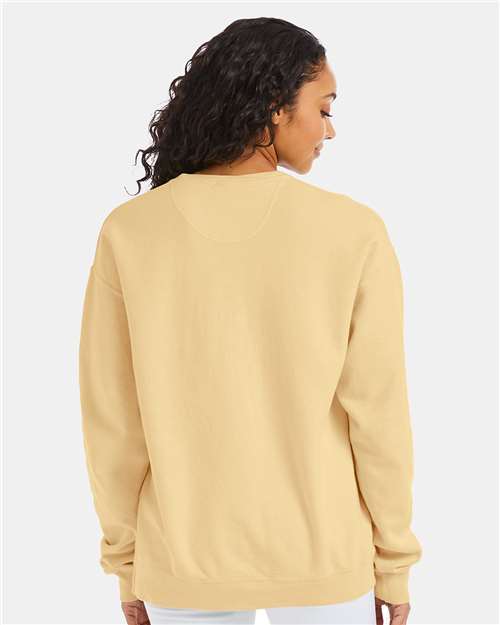 ComfortWash by Hanes GDH400 Summer Squash Yellow — on model back
