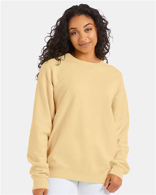 ComfortWash by Hanes GDH400 Summer Squash Yellow — on model front