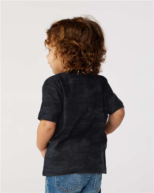 Rabbit Skins 3322 Storm Camo — on model back