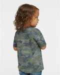 Rabbit Skins 3322 Vintage Camo — on model back