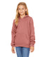 Bella + Canvas 3719Y - Youth Sponge Fleece Pullover Hoodie - Mauve