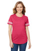 Heather Red / White