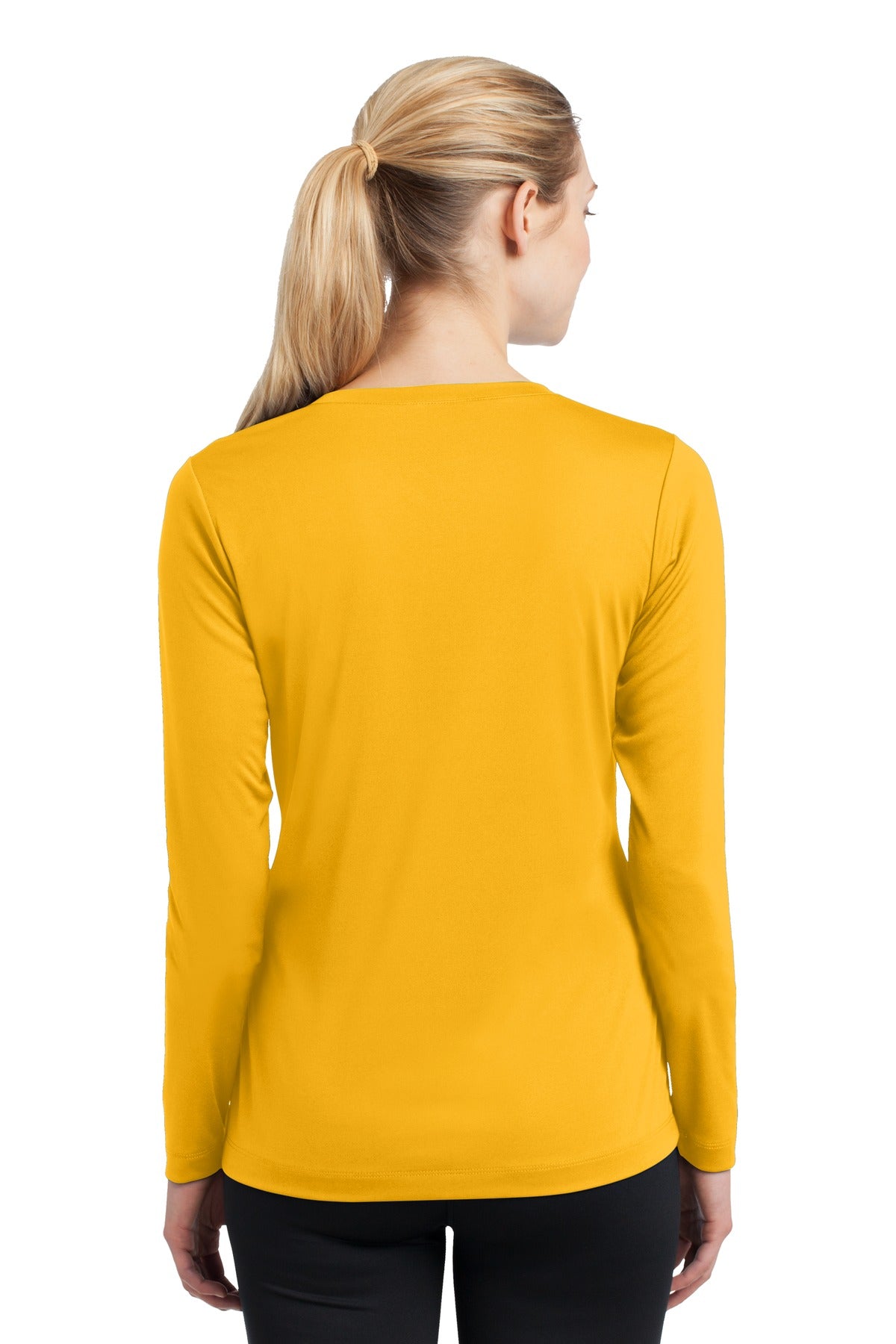 Women's Long Sleeve PosiCharge Competitor V-Neck Tee - Gold