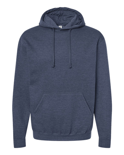 Unisex Fleece Pullover Hoodie - Heather Denim