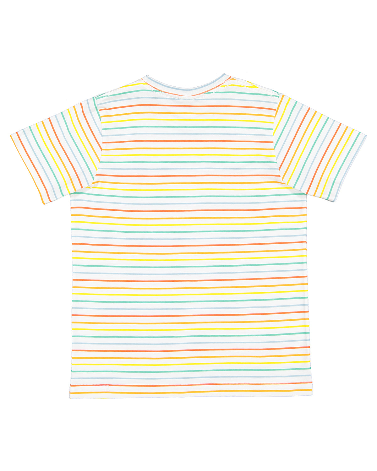 Youth Fine Jersey T-Shirt - Rainbow Stripe