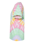 Unisex Multi-Color Spiral Short Sleeve T-Shirt - Ribbon Candy