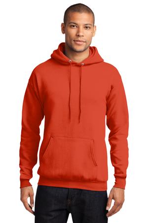 Unisex Core Fleece Pullover Hoodie - Orange