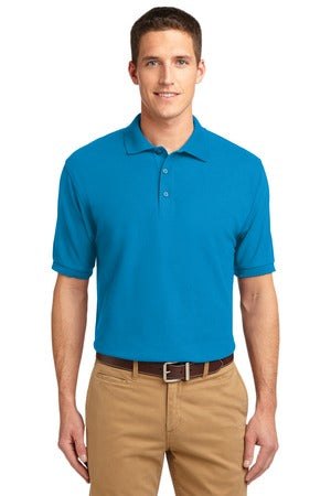 Unisex Silk Touch Polo - Turquoise
