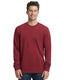 Next Level 6411 - Unisex Sueded Long-Sleeve Crew - Cardinal