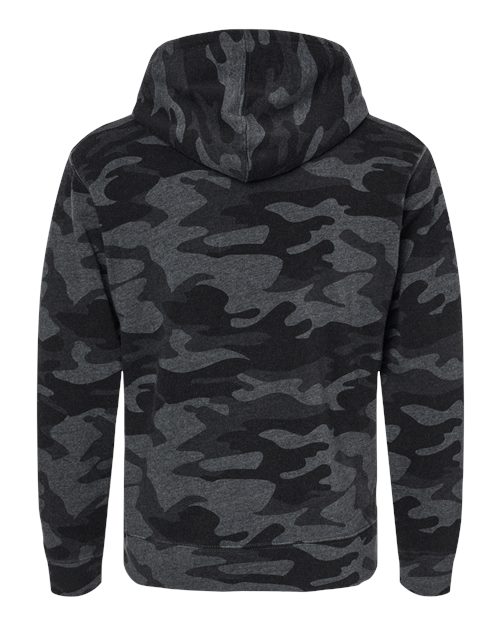 J. America 8871 Black Camo Triblend — back